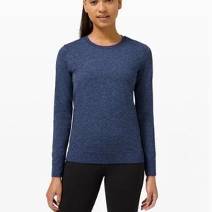 Swiftly Relaxed-Fit Long Sleeve Shirt - Navy Blue